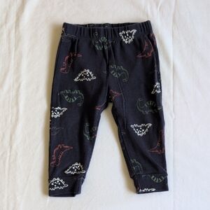pekkle dinosaur cotton joggers pants navy blue 12 months baby boy